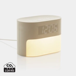 Budilica White Noise od reciklirane plastike