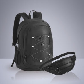 NORDIC SET – LPN320-BL (Ruksak s dva pretinca) i LNN340-BL (Torbica za Struk)