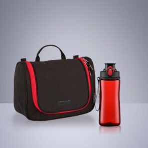 Neon Set: tritan boca za vodu 550 ml i toaletna torbica