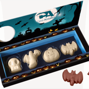 Halloween set od 4 čokoladne praline