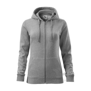 Trendy Zipper ženska hoodica