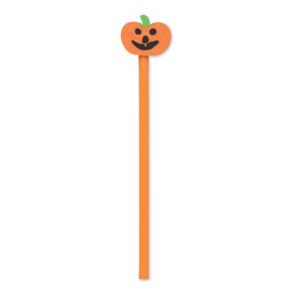 Halloween olovka s gumicom bundevom